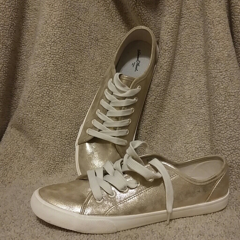 Metallic sneakers